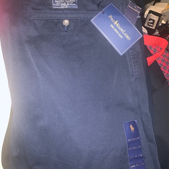Polo Ralph Lauren Navy Khaki Pants 44/34 - Picture 3 of 6